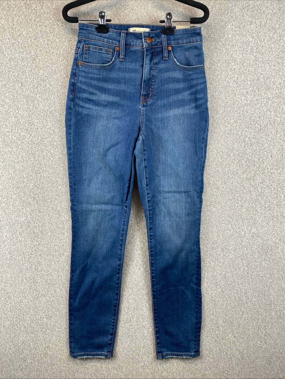 Madewell Curvy High-Rise Skinny Crop Jeans Size 26 Tall Inseam 27” Basics Denim